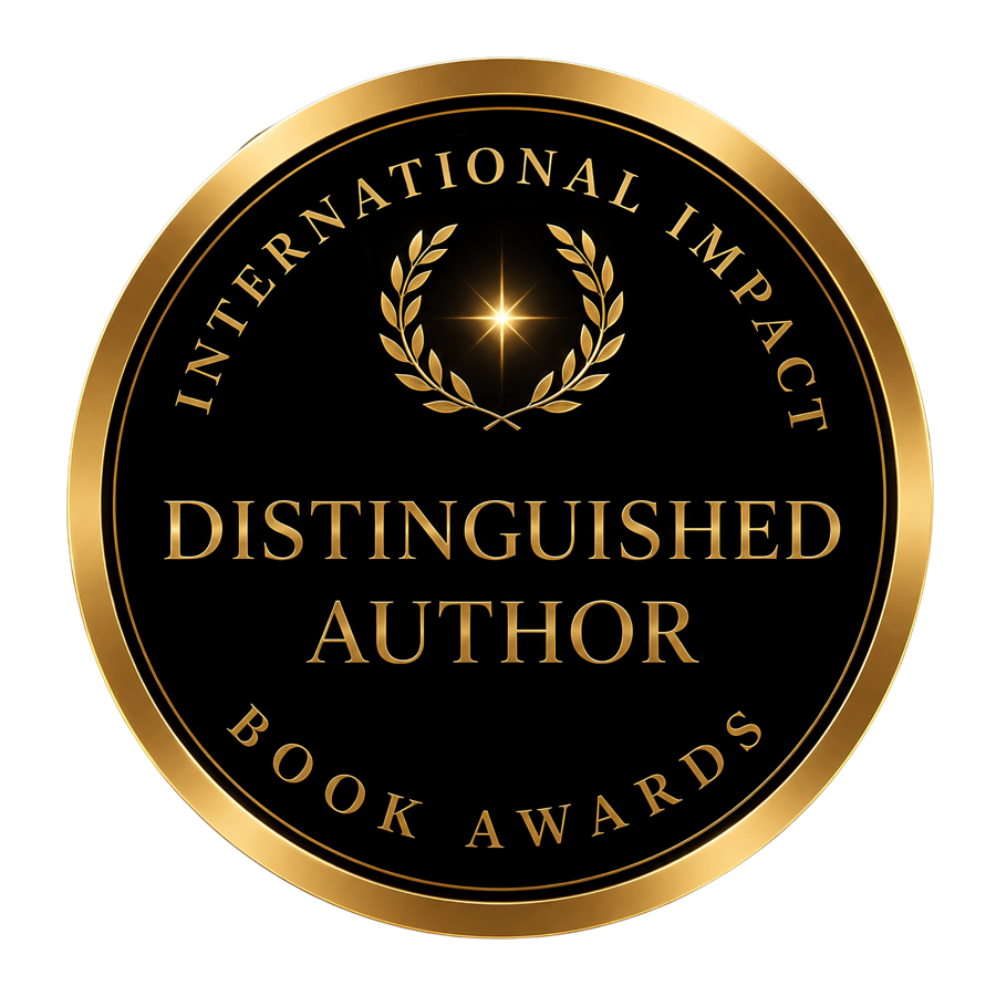 International Impact Book Awards Distinguished Author emblem